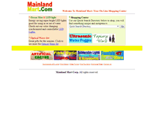 Tablet Screenshot of mainlandmart.com